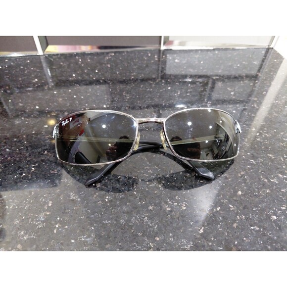 Ray Ban RB 3269 Polarized 004/58 63-18  3P Black Metallic Unisex - Picture 13 of 16